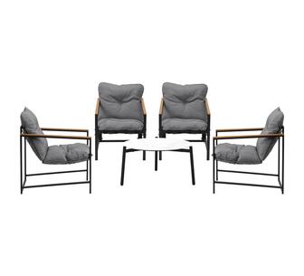 Saira 5 Piece Outdoor Lounge Set