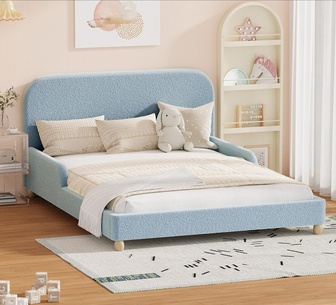 Sameya Double Blue Kids Bed Frame