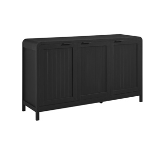 Samuel 3 Doors Black Buffet