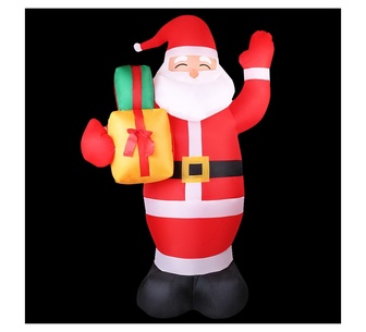Holly Jolly 2.4M Santa Christmas Inflatable Red