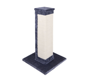 Sandrift 92cm Grey Fir Wood & Plush Cat Tree