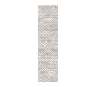 Sanctum 400x80cm Silver Runner Rug