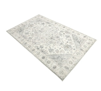 Santiago 240x330cm Grey Rectangle Washable Rug