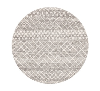 Sanctum 150x150cm Silver Round Rug