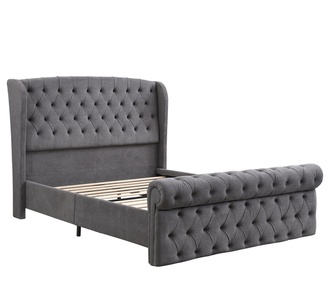 Sayge Grey Bed Double