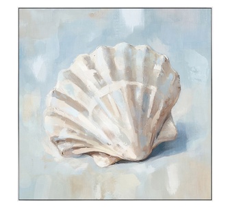 Scalloped Shores 73x73cm Canvas Wall Art