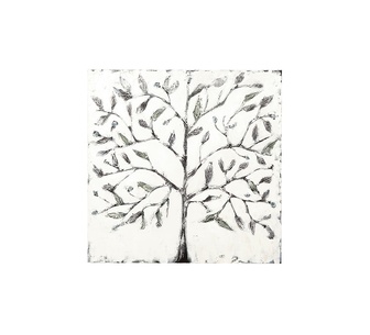 Secluded Orchard Painting 122x122cm White Canvas Wall Art