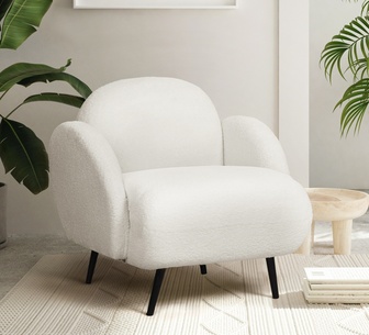 Selby Armchair 1STR White