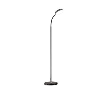 Serenova Black LED Floor Lamp with Remote Control