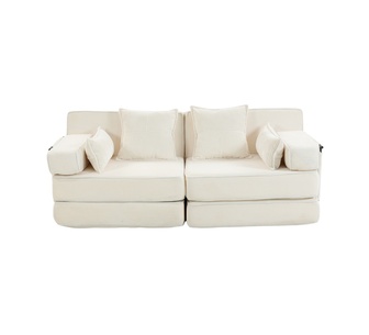 Serbando 2 Seater Beige Compressed Sofa Bed