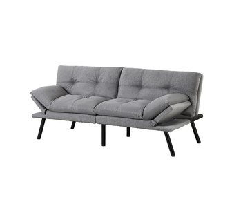 Serenya 3 Seater Grey Convertible Sofa Bed