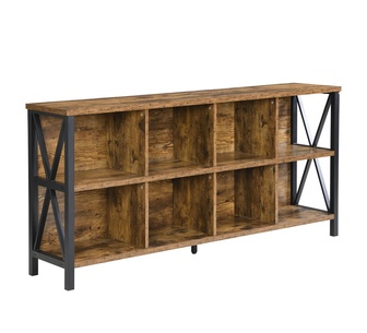 Seyfreid 8 Cube Bookcase Rustic Brown