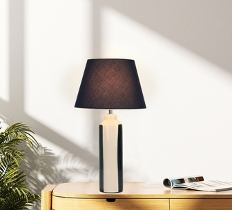 Shayla Ceramic Table Lamp Blue