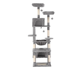 Shane 184cm Light Grey Cat Tree