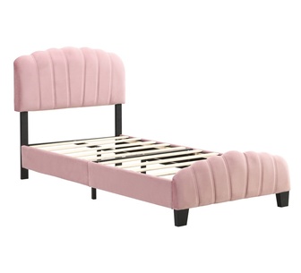 Shella Single Bed Pink