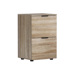 Shera 2 Drawer Walnut Office Storage