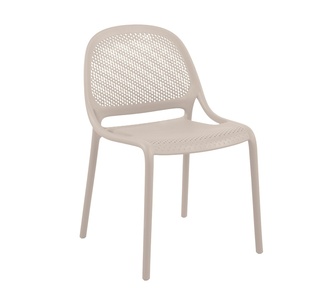 Set of 4 Shoreline Light Grey Outdoor Chair