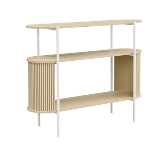 Silvex Oak/White Console Table