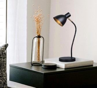 Silas Touch Tabel Lamp Black
