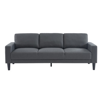 Silvus 3 Seater Grey Sofa