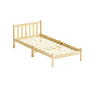 Sinisi Single Oak Wooden Bed Frame