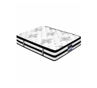 Sleepwell 34cm King White Euro Top Mattress