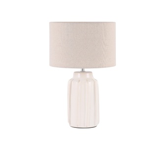 Sloan Cream Ceramic Table Lamp