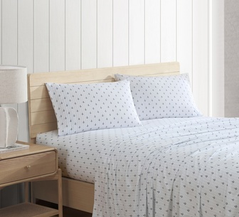 SlumberSoft King Anchor Drop Vintaged Washed Sheet Set