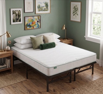 SmartBase Black & Idella Comfort Double Mattress Package