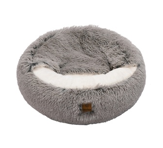 Snugy 70cm Grey Dog Bed
