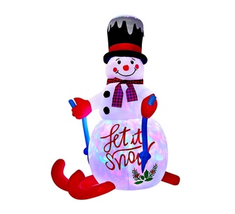 Twinkletown Christmas LED Inflatable Snowman Multi