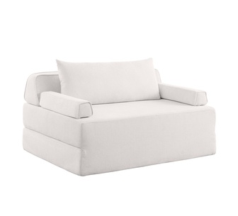 Soflix 2 Seater Beige Chenille Compressed Sofa Bed