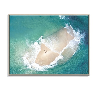 Solitude Framed Canvas 76x102cm Wall Art