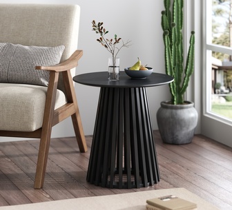 Solyara Black Side Table