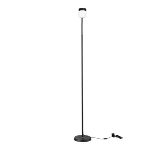 Solix Black LED Floor Lamp with Remote Control