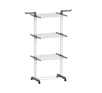 Solwyn 173cm Grey Flodable Clothes Drying Rack