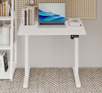 Soryu 80cm White Electric Adjustable Standing Desk