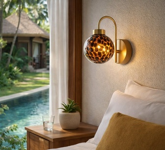 Sorrel Cordless Amber LED Rechargeable Wall Light