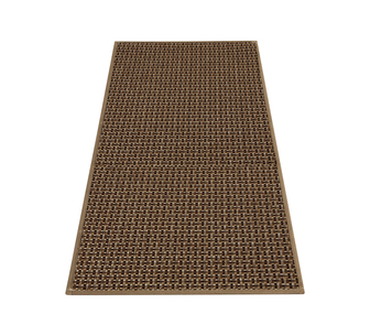 Sorell Kitchen Mat Non Slip Washable Brown 45x150cm