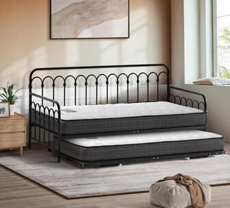 Sparrow Daybed set of 2 mattress Black