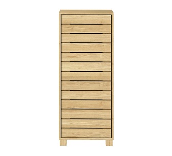 Stackora 83.5cm Oak Bathroom Storage Cabinet
