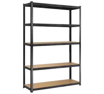 Stone 1.8*1.2m Garage Warehouse Shelving Black