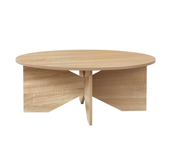 Stratton Oak Round Coffee Table