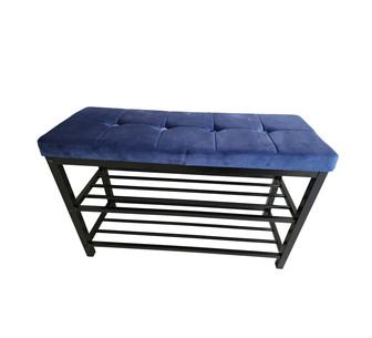 Mimiya 2-Tier Blue Shoe Rack