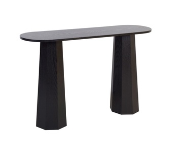 Tavon 130cm Black Console Table