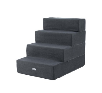 Tero Grey 4 Steps Dog Stairs