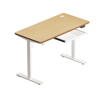 Tiara Standing Desk White/Oak