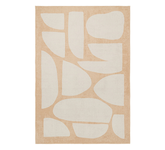 Tibet Beige Printed Washable Rug 370x270cm