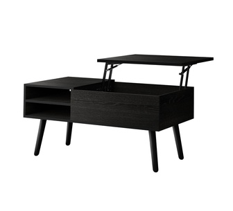 Tobias Black Storage Coffee Table