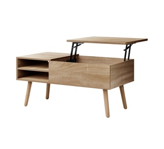 Tobias Oak Storage Coffee Table